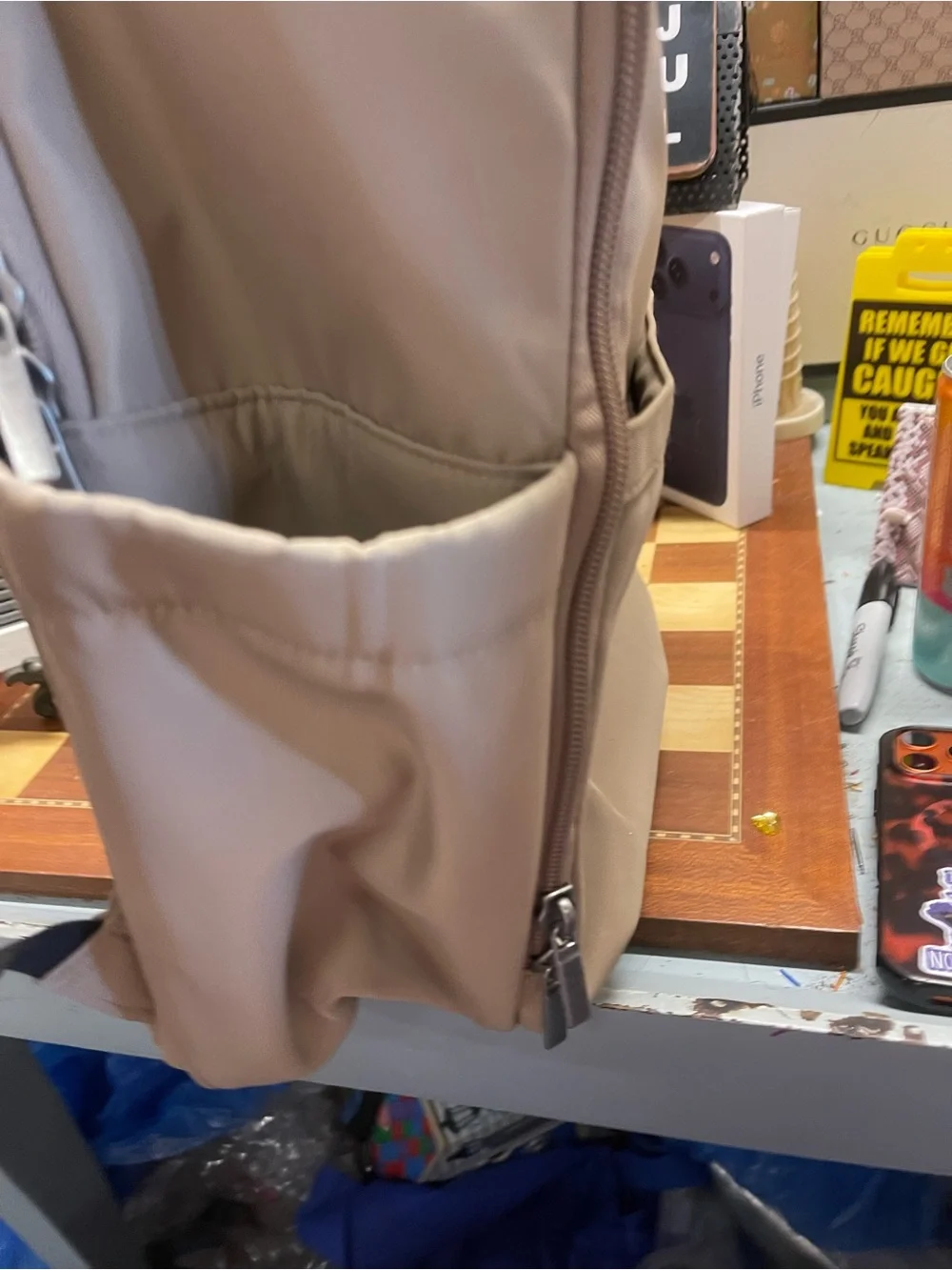 Open Story Top Opening Fitted Flap Travel Backpack